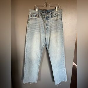 GAP Light Wash Straight Leg Jeans
